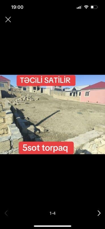 аренда и продажа недвижимости: 5 соток, Для строительства — 1