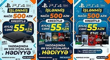 ipohone 12: PlayStation 4 Slim – işlənmiş - Nağd qiymət: 500 AZN - Kreditlə — 1