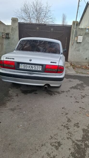 hyundai запчасти баку: GAZ Volga 3110, gümüş rəng, sedan gövdə. - Mühərrik: benzin, mexaniki — 1