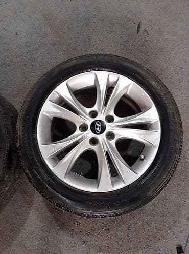 hyundai 1995 accent: Hyundai orijinal yüngül lehimli disk və təkər dəsti - Komplеkt: 3 — 4