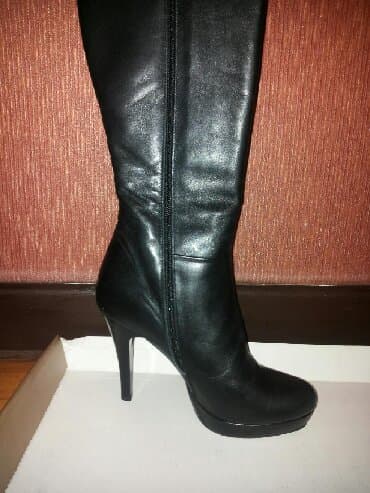 черные мужские сапоги: Ботфорты, Dior, Размер: 37, цвет - Черный, Новый — 3