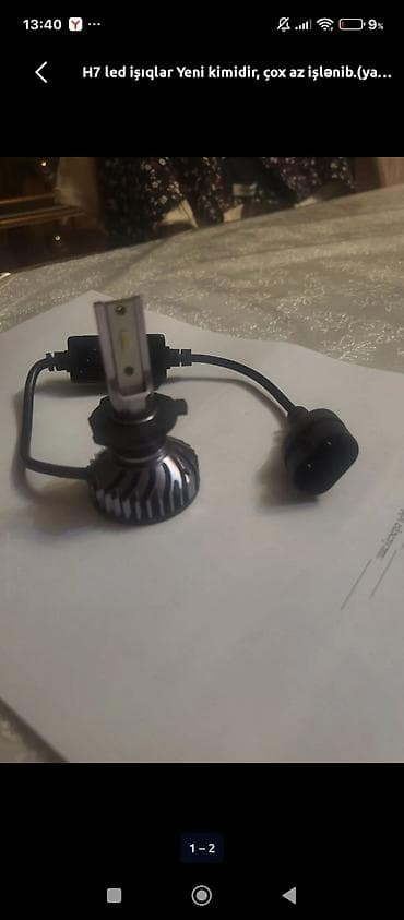 elantra led: H7 LED far lampası - Tip: H7 bazalı avtomobil LED lampası - Tək lampa — 2