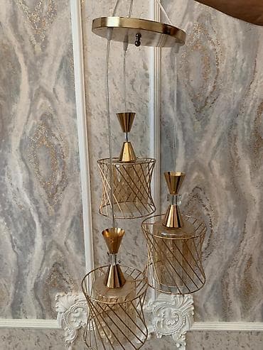 ucuz listurlar: Çılçıraq, 3 lampa, Metal — 2