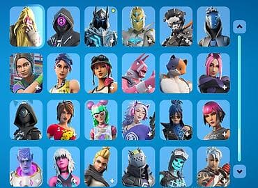 pc 4: 171 skin
182 pickaxe
161 glider
136 dance
9200 Vbucks
old stw — 8