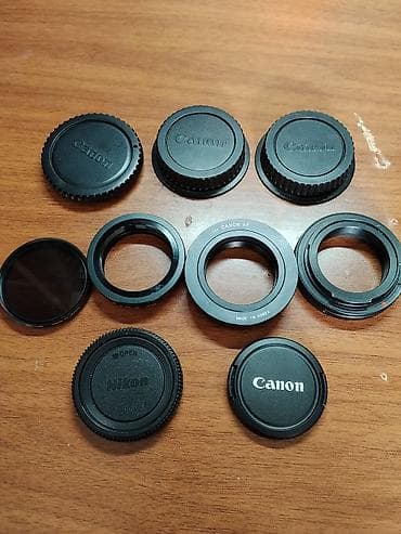 gence soyducu: Fotoaksesuar dəsti Tərkib: - Canon üçün arxa və ön obyektiv qapaqları — 9