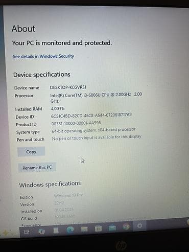 Elektronika: HP Laptop 15-bs0xx noutbook ustune SSD qoyub rahat ishledmek olar — 5