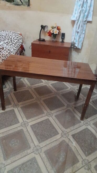 stol stul metbex: Qonaq otağı üçün, Açılmayan, Dördbucaq masa, 2 stul — 4