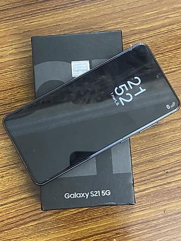 sade telefonlar: Samsung Galaxy S21 5G, rəng - Qara, Simsiz şarj — 2