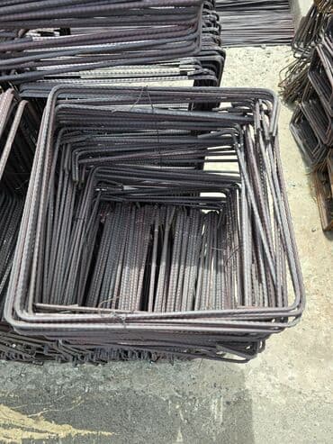 çorni pol: Armatur etriyələri (kvadrat/ düzbucaqlı bağlar) - Material: yivli — 3