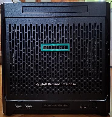 Serverlər: HPE ProLiant MicroServer Gen10 – kompakt ofis/NAS serveri — 1