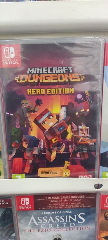 poye sviç: Nintendo switch üçün minecraft dungeons oyun diski. Tam original — 1