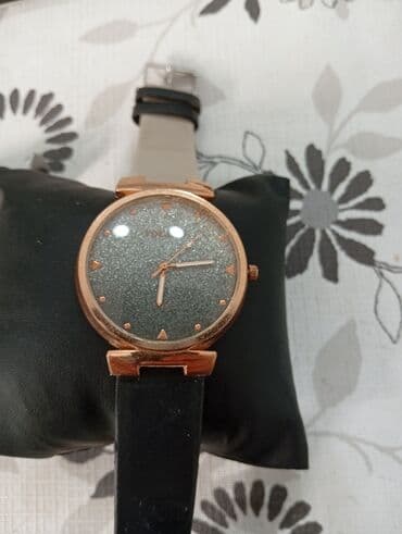 el fecr saat: Qadın qol saatı - Korpus: qızılı/roz qızılı tonlarda metal korpus - — 1