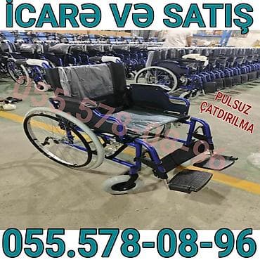 İcarə və satış üçün əlil arabası - Manual tip, itələmə ilə idarə