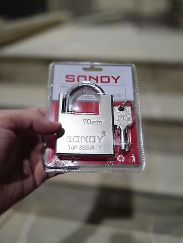 qapi darvaza: SONDY Top Security asma qıfıl – 70 mm - Korpus: möhkəm metal gövdə — 1