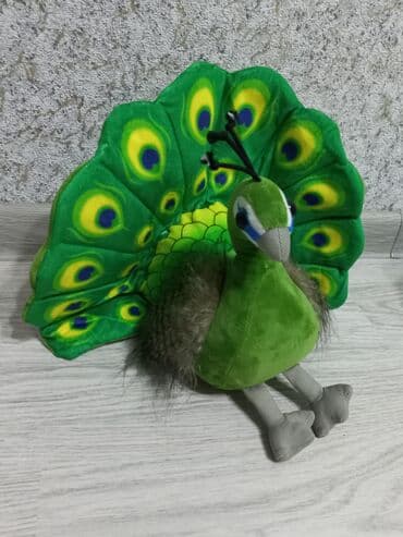 dovşan oyuncaq: Dinozavr ~35 sm Ördək ~25 sm Tovuz quşu ~ 20sm Tutuquşu ~ 20 sm — 4