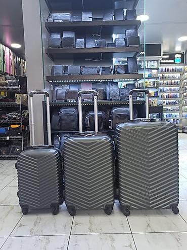 Çamadanlar: Sərnişin səyahət çamadanları – 3-lü dəst - Material: sərt plastik — 1