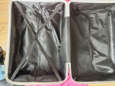 kəmər başlığı: Sərt korpuslu böyük ölçülü səyahət çamadanı – açıq boz rəng. - Korpus — 4