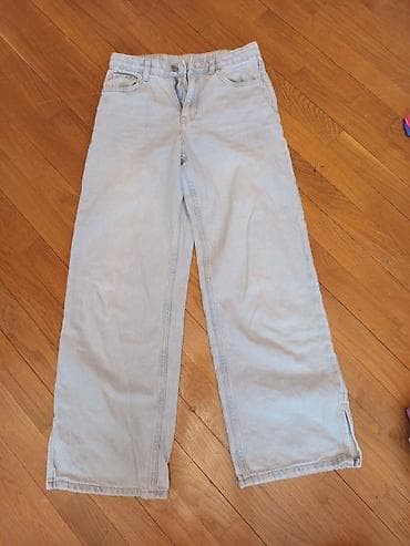 Детская одежда и обувь: Məhsul:Primark, Uşaq cins şalvarı – geniş balaqlı (Wide Leg) - — 1