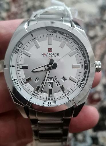 rolex saatlari: Yeni, Qol saatı, NaviForce, rəng - Gümüşü — 2