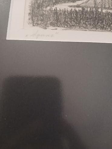 Pastel dəstləri: Satış: Çərçivəli qrafika əsərləri (2 ədəd) - Mövzu: Dağ mənzərələri — 3