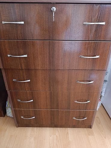Komodlar: Taxta komod/çekmece dolabı - Material: Ağac teksturalı laminat — 1