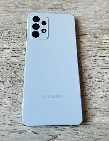 samsung a52 case: Samsung Galaxy A52, 128 GB, rəng - Ağ, Barmaq izi, İki sim kartlı, Face ID — 3