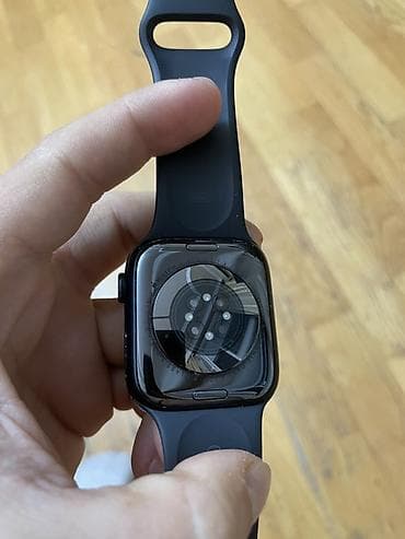 apple watch 9: İşlənmiş, Smart saat, Apple, Suya davamlı, rəng - Qara — 4