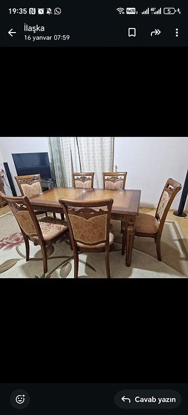 heyet ucun stollar: Masa və oturacaqlar — 1