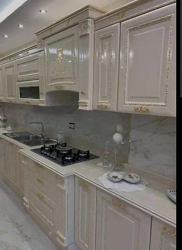 Sifarişlə mətbəx dəsti, Özü çəkən petlələr, MDF, Kredit yoxdur, Rayonlara çatdırılma, Pulsuz çatdırılma