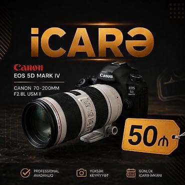 Аренда оборудования: Foto-video avadanlıqlarının icarəsi – münasib qiymətlərlə! Mövcud — 1