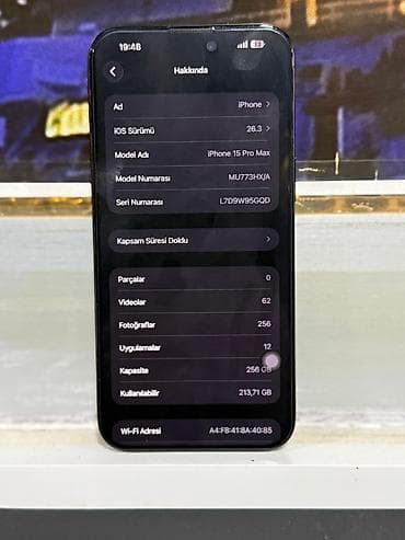 IPhone 15 Pro Max, 256 GB, Black Titanium, Face ID — 9
