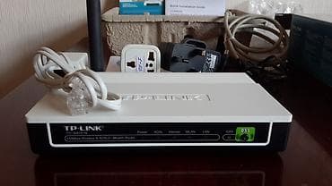 rotor modem: Wi-Fi router ADSL TP-LINK TD-W8151N – 150Mbps Wireless N ADSL2+ Modem — 1