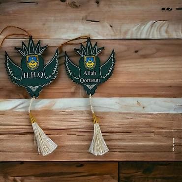 vito aksesuarlar: Avtomobil üçün asılqan,brelok.taxtadan istenilen dizaynda hazırlanır — 8