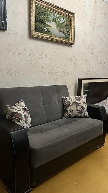 sederek divan: İki nəfərlik kompakt divan - Rəng: tünd boz oturacaq və arxa hissə — 4