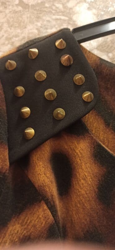 leopard donlar: Yuxarı hissə leopard,aşağı qara rəng midi don — 4