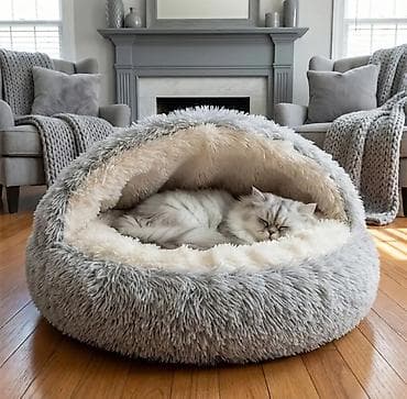 Qapalı “iglu” tipli pişik yatağı. Yenidir diametri 40sm