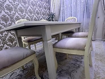 termo ucuz: Masa və 6 ədəd stullar satılır. Dəst şəkildə 600 manat — 3