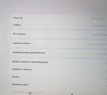 usb hard disk: Redmi Pad 2pro Pılesed barder edirəm matsqilet nen pılaşetin hər şey — 3