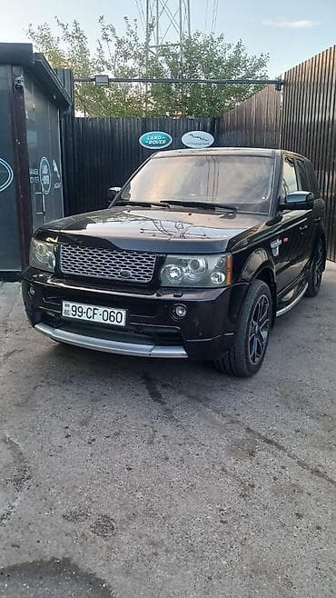Land Rover Range Rover Sport – qara rəngli, tam ölçülü premium SUV