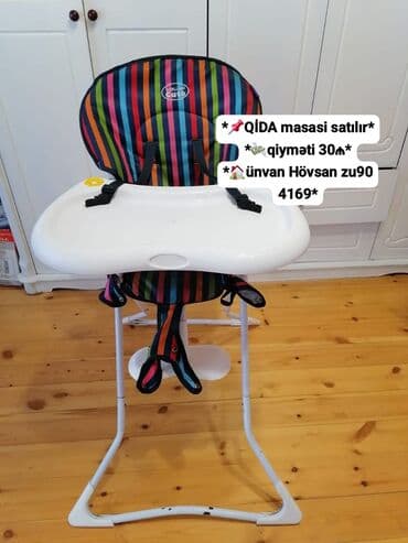 Uşaq yemək stulu - Brend: Ceballin Cute (yazısı arxa hissədə) - Rəng