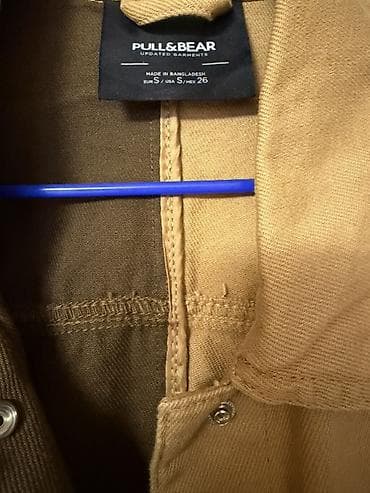 işçi geyimi: Pull&Bear iki rəngli işçi tərzli cins jaket - Brend — 3