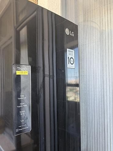 Elektronika: LG soyuducu (qara şüşə ön panel, aşağıda dondurucu) - LG ThinQ ağıllı — 4