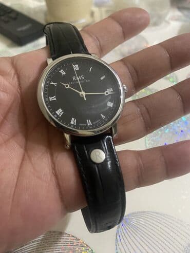 saatdar: İşlənmiş, Qol saatı, Romanson, rəng - Qara — 1