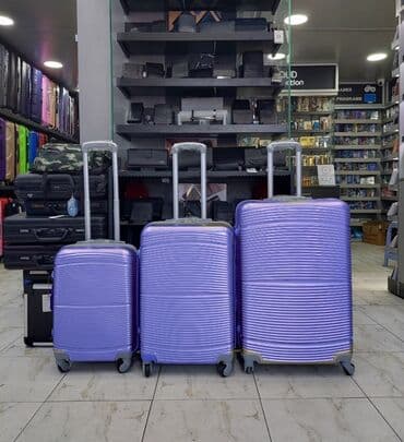 yol cantası: Polikarbonatdan hazirlanmis camadanlar S-120m. M-160m. L-200m Camadan — 1