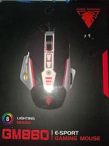 Video oyunlar və konsollar: JEDEL Gaming GM860 – professional oyun siçanı Xüsusiyyətlər: - Yüksək — 3