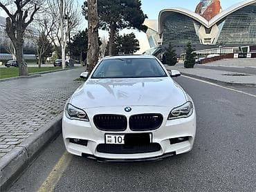 faw oley 2013: BMW 5 Series (F10) sedan – ağ rəng, M paketli eksteryer Xüsusiyyətlər — 1
