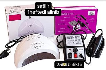 Gözəllik və estetika avadanlığı: Dırnaq üçün qurutma aparati və yonma aparatı yenidir 1-2 defe islenib — 1