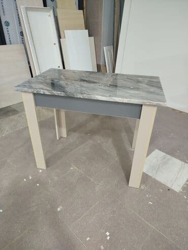 купить круглый стол в баку: Кухонный стол, Новый, Нераскладной, Ламинат, Прямоугольный стол — 2