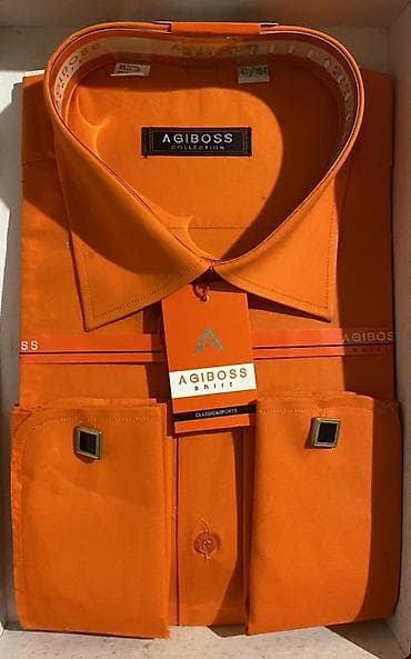 Digər kişi geyimləri: Köynək, rəng - Narıncı — 2