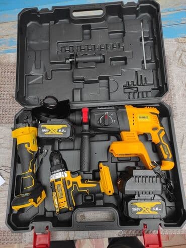 perfe: Yeni Zərbəli drel Akkumulatorlu, Pulsuz çatdırılma — 1